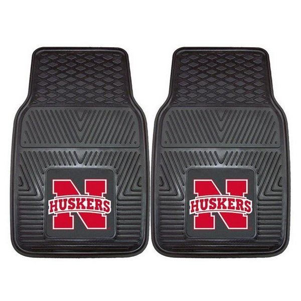 Fanmats Nebraska Cornhuskers  Heavy Duty 2-Piece Vinyl Car Mats 4610408871